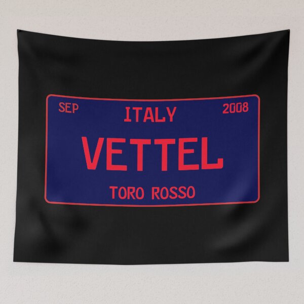 Item preview, Sebastian Vettel first win license plate black designed and sold by ff1merch ..