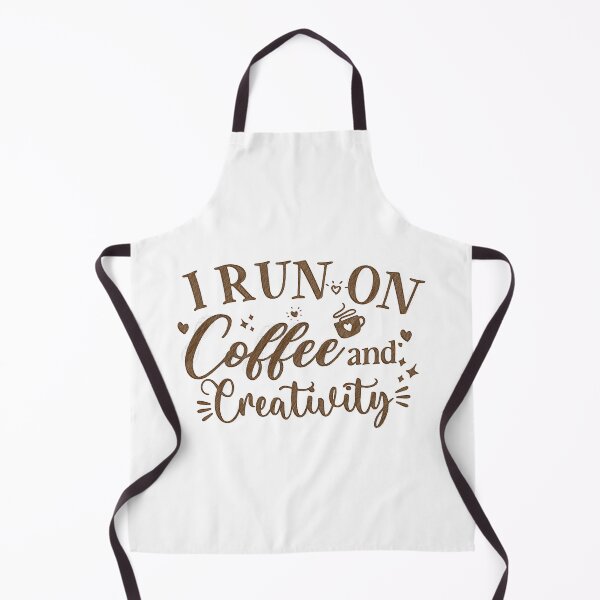 Item preview, Coffee and Creativity Quote Design, i run on coffee and creativity designed and sold by RedArtsDesign.