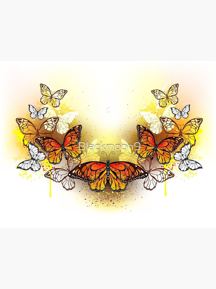 Rainbow monarch butterfly ( Butterflies ) Rainbow butterfly Art Print for  Sale by Blackmoon9