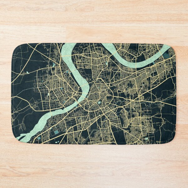 Item preview, Surat City Map of Gujarat, India - Summer designed and sold by deMAP.