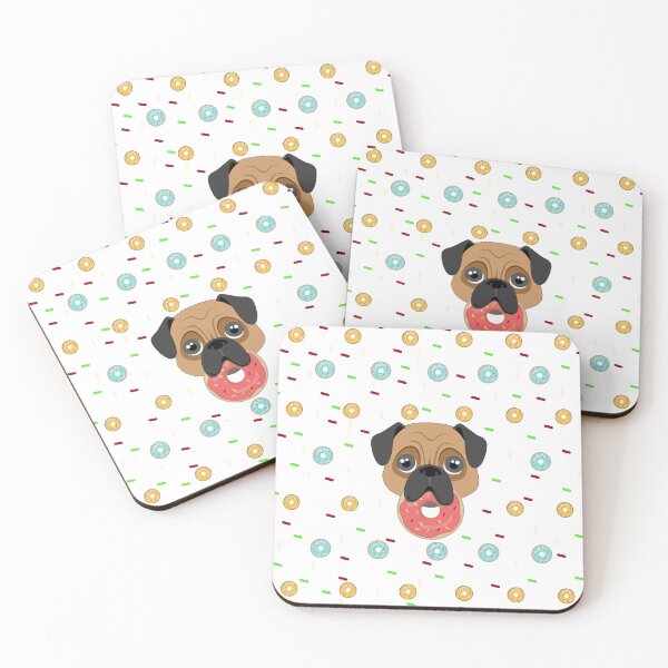Item preview, Donut Pug designed and sold by Articabysalma.