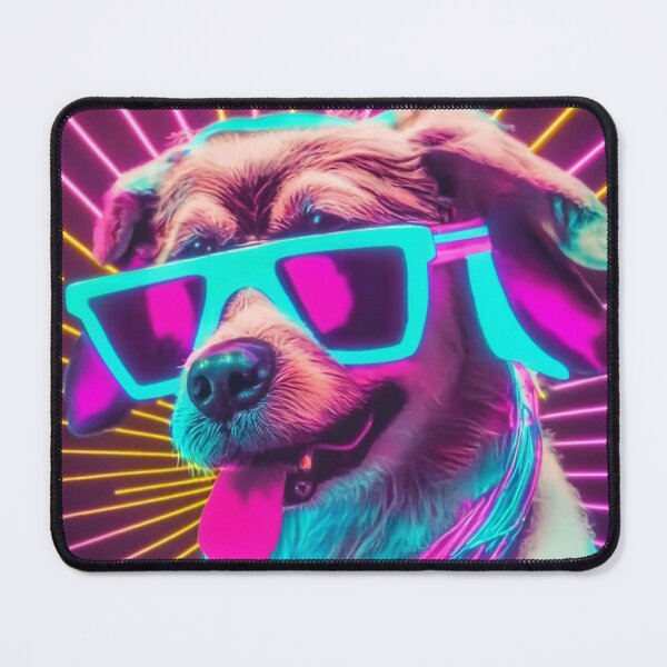 Item preview, 80s Synthwave Disco Dog designed and sold by RESToRAPTOR.