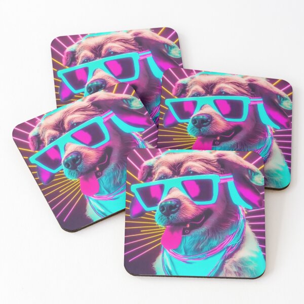 Item preview, 80s Synthwave Disco Dog designed and sold by RESToRAPTOR.