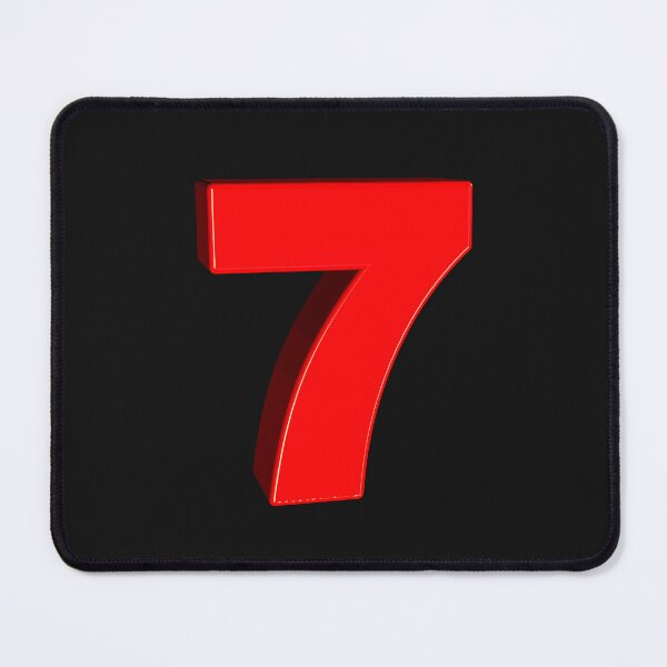 Item preview, Letter 7 with Red designed and sold by Mahe-Art.