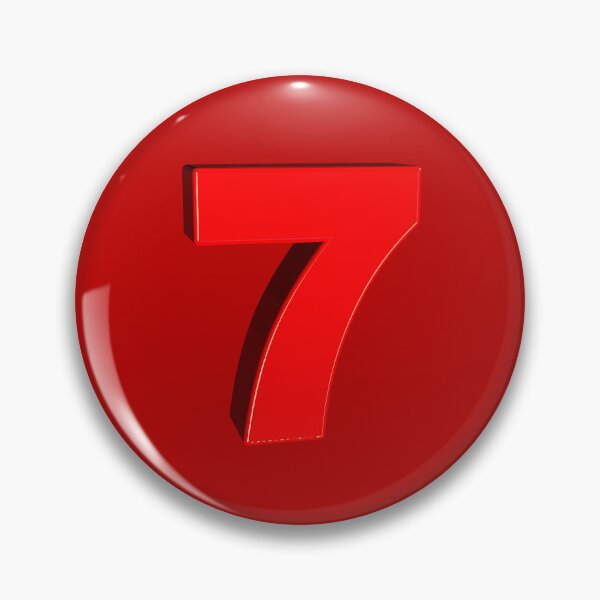 Item preview, Letter 7 with Red designed and sold by Mahe-Art.