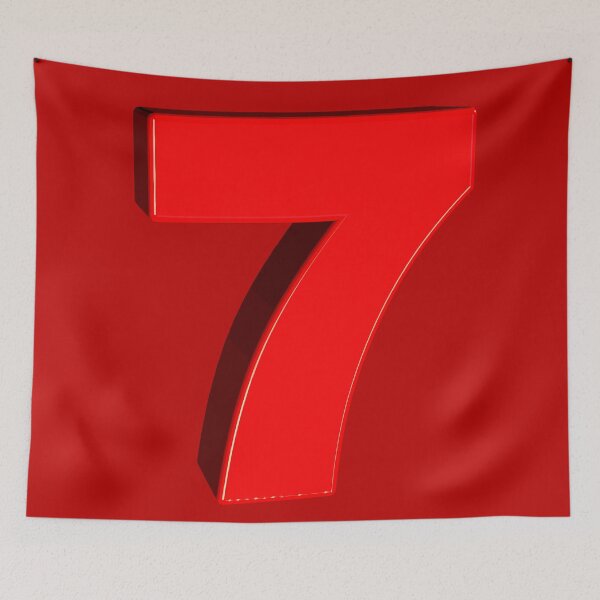 Item preview, Letter 7 with Red designed and sold by Mahe-Art.