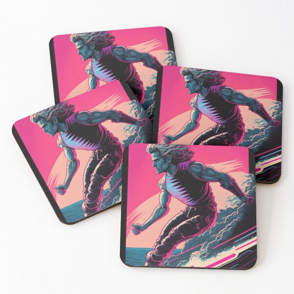 Item preview, 80s Synthwave Surfer designed and sold by RESToRAPTOR.