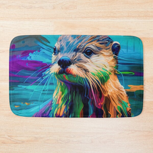 Item preview, Wild Otter Contemporary Digital Art designed and sold by davidelder.