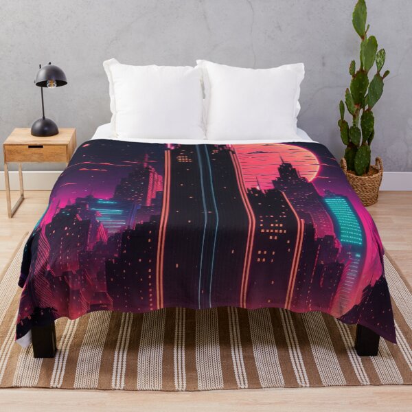 Item preview, Synthwave City By Night designed and sold by Nightarcade.