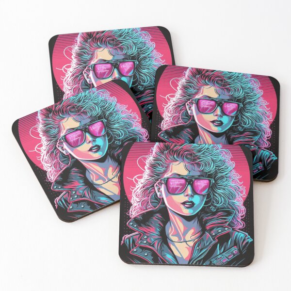 Item preview, 80s Synthwave Cool Girl designed and sold by RESToRAPTOR.