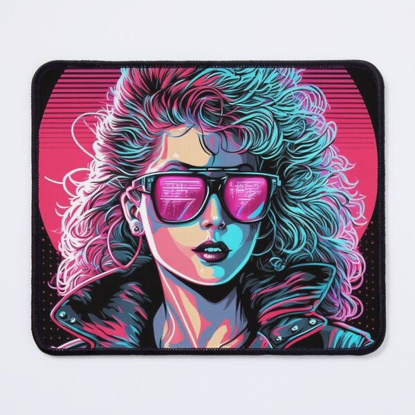 Item preview, 80s Synthwave Cool Girl designed and sold by RESToRAPTOR.