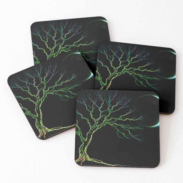 Item preview, #A027: Neon Tree Shine Line Art Style designed and sold by FarStarL33.