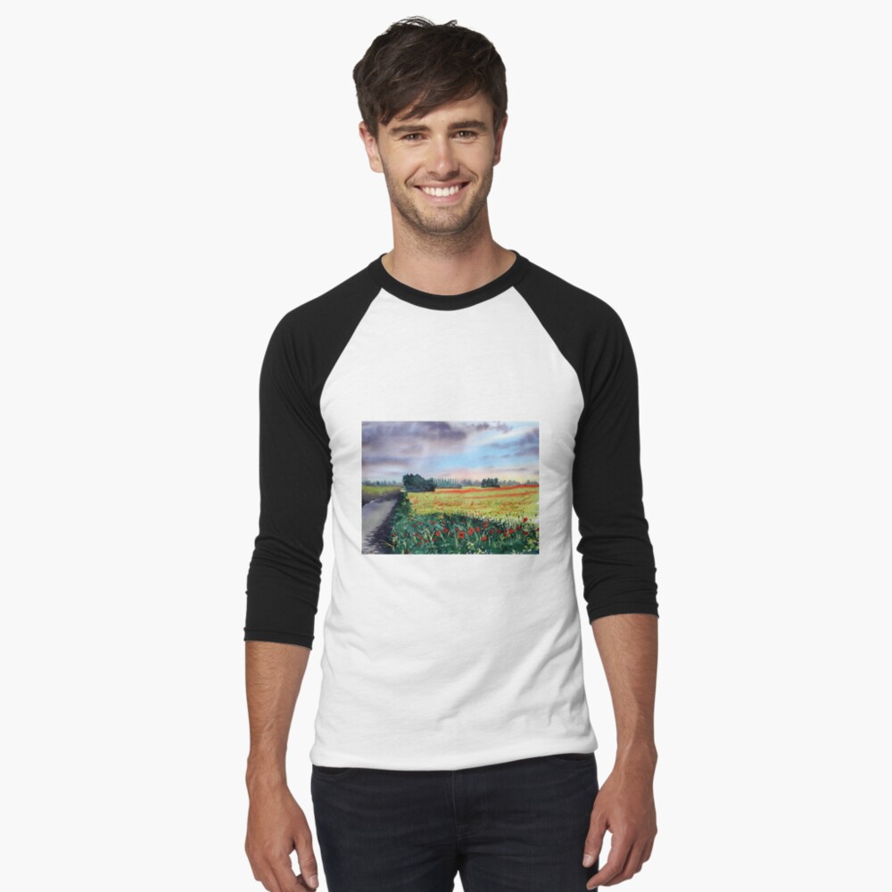 Item preview, Baseball ¾ Sleeve T-Shirt designed and sold by GlennMarshall.