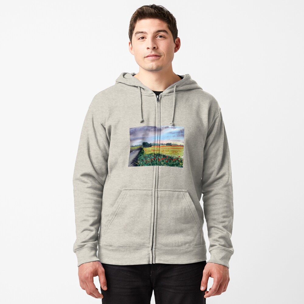 Item preview, Zipped Hoodie designed and sold by GlennMarshall.