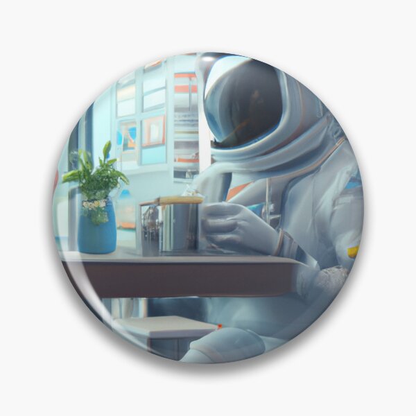 Item preview, Astronaut drinking coffee designed and sold by HouseofMusters.