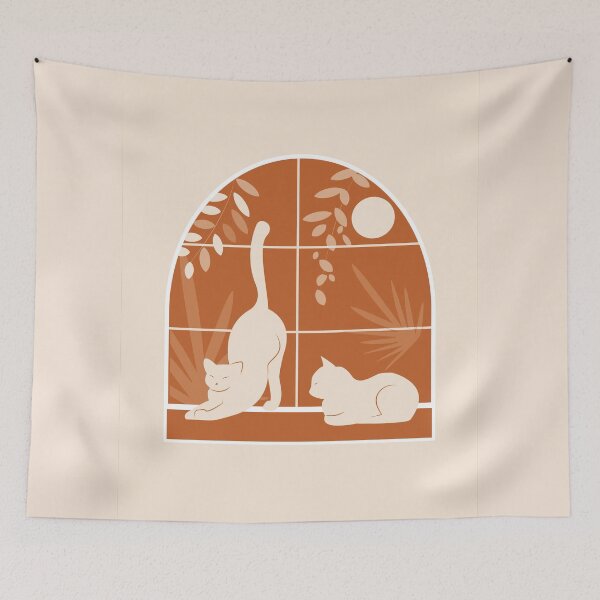 Item preview, Cats at Bay Sunset designed and sold by Art-Earthling.