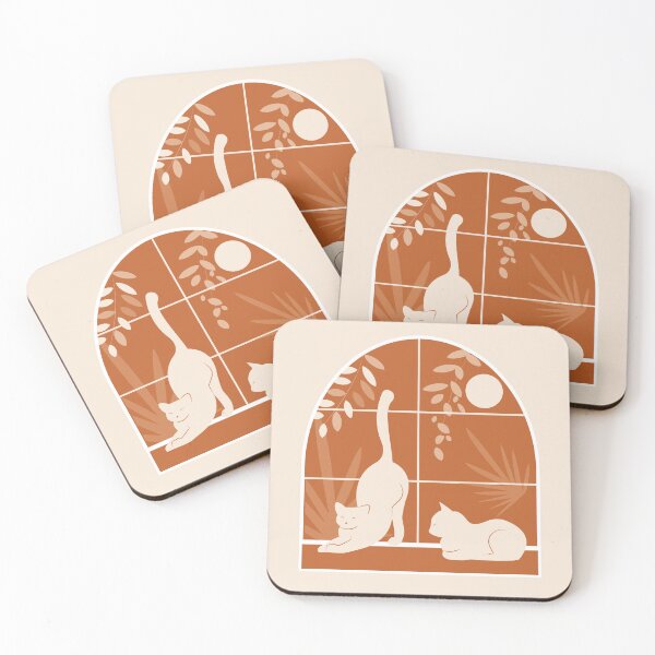 Item preview, Cats at Bay Sunset designed and sold by Art-Earthling.