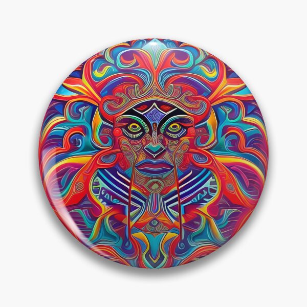 Item preview, New World Gods (7) - Mesoamerican Inspired Psychedelic Art designed and sold by TheThirdEye.