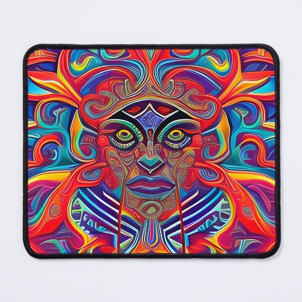 Item preview, New World Gods (7) - Mesoamerican Inspired Psychedelic Art designed and sold by TheThirdEye.