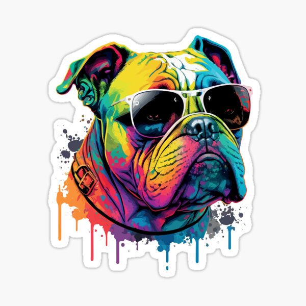 Bulldog Amsterdam Stickers for Sale