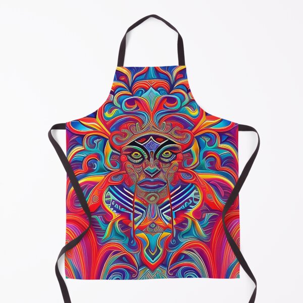 Item preview, New World Gods (7) - Mesoamerican Inspired Psychedelic Art designed and sold by TheThirdEye.
