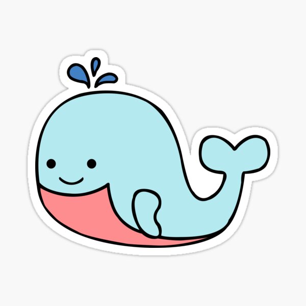 Download HD #baleia #cute #kawaii #whale #fofo - Kawaii Stickers