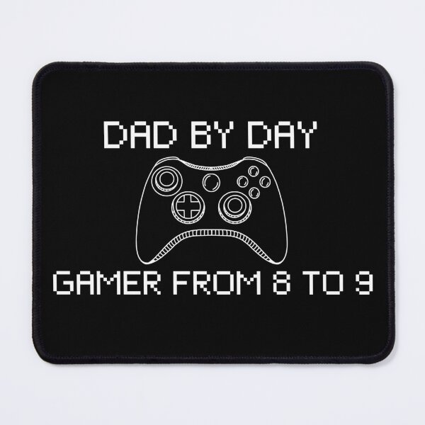 Item preview, Dad by day, gamer from 8 to 9 white designed and sold by Lenninator.