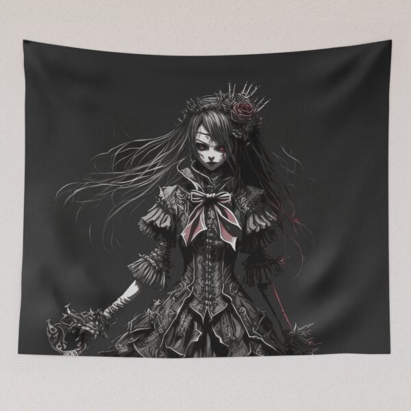 Item preview, Anime Goth Girl designed and sold by Nightarcade.