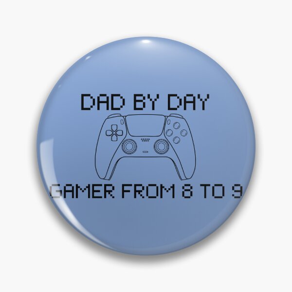 Item preview, Dad by day, gamer from 8 to 9 designed and sold by Lenninator.
