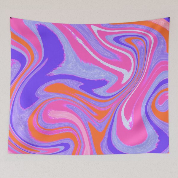 Item preview, Hot Pink, Orange, Purple and Pink Tones Marble Pattern Design designed and sold by theprintedclub.