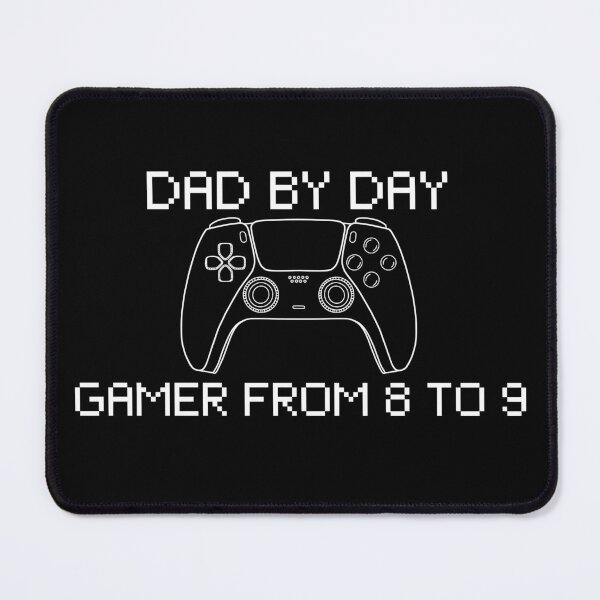 Item preview, Dad by day, gamer from 8 to 9 white designed and sold by Lenninator.