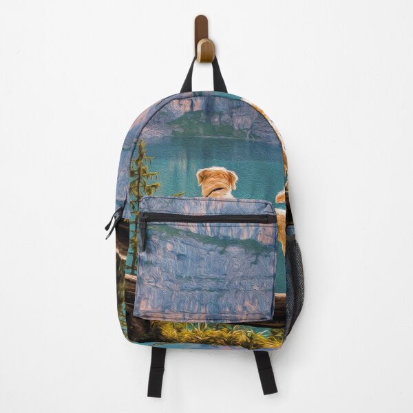 Item preview, All You Need Is A Dog And A Lake art print designed and sold by Artezia.