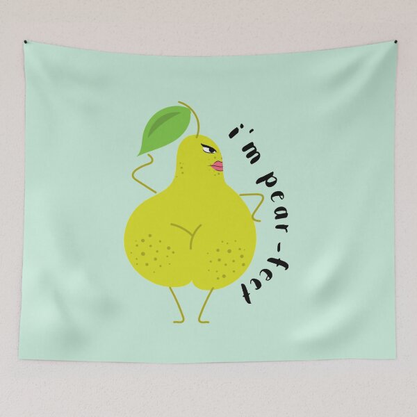 Item preview, I'm Pear-fect - Funny Pear Pun designed and sold by LMoonDesigns.