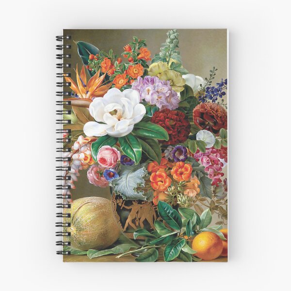 Item preview, Exotic blooms in a Grecian krater with fruit on a marble ledge | Johan Laurentz Jensen designed and sold by LaMadeleine.