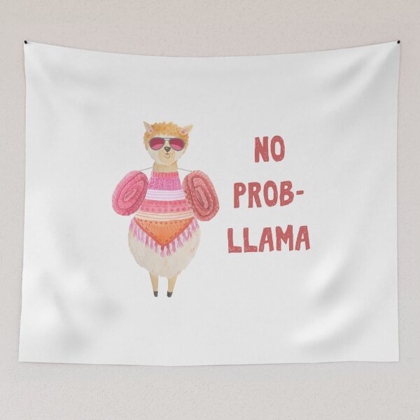 Item preview, No Prob-llama RT designed and sold by Essenti4lgoods.