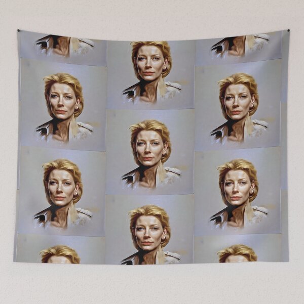 Artikelvorschau, Porträt von Cate entworfen und verkauft von bogfl.