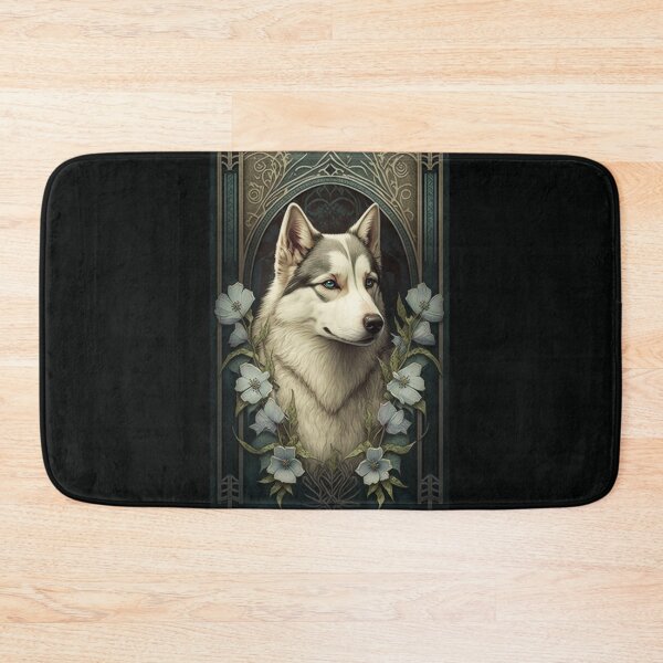 Artikelvorschau, Siberian Husky - Jugendstil entworfen und verkauft von ArtNouveauChic.