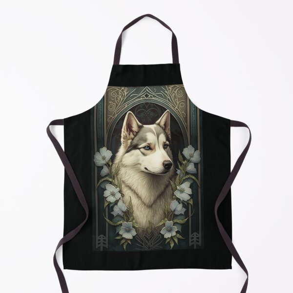 Artikelvorschau, Siberian Husky - Jugendstil entworfen und verkauft von ArtNouveauChic.
