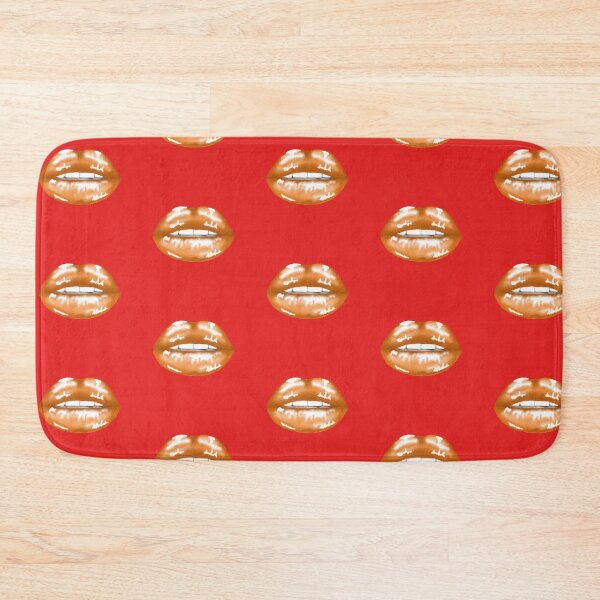 Item preview, Lust Red Color with Retro Lips Decoration designed and sold by CatherineSivie.