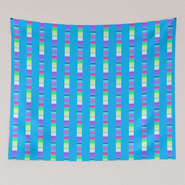 Item preview, Blue colorful modern palette | Blue colorful abstract pattern designed and sold by lausn.