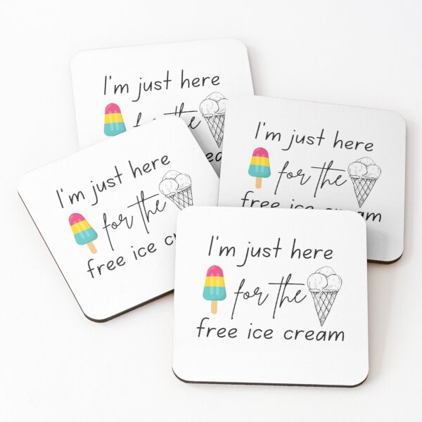 Item preview, I'm just here for the free ice cream designed and sold by TeePassion.