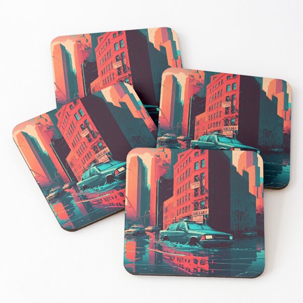 Item preview, Flooded city designed and sold by AgitProPrints.