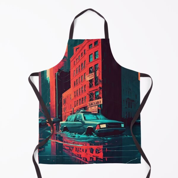 Item preview, Flooded city designed and sold by AgitProPrints.