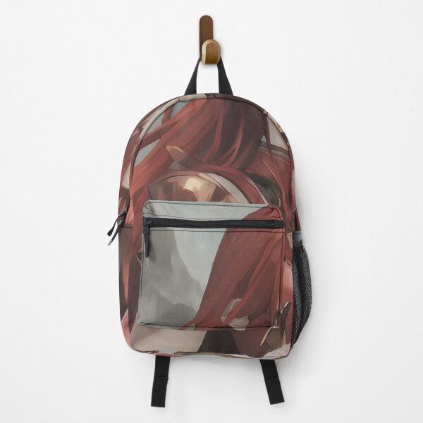 Item preview, Anime Red Hair Red Eyes Girl With A Sword Portrait designed and sold by VersoShopping.