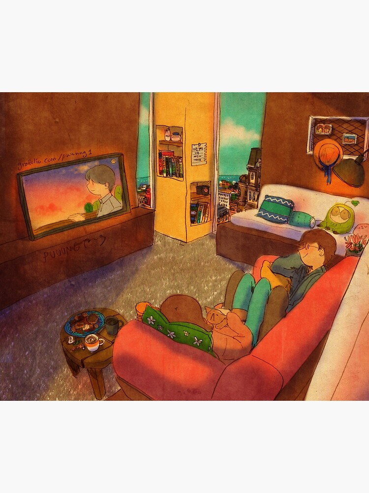 Watching TV by puuung1