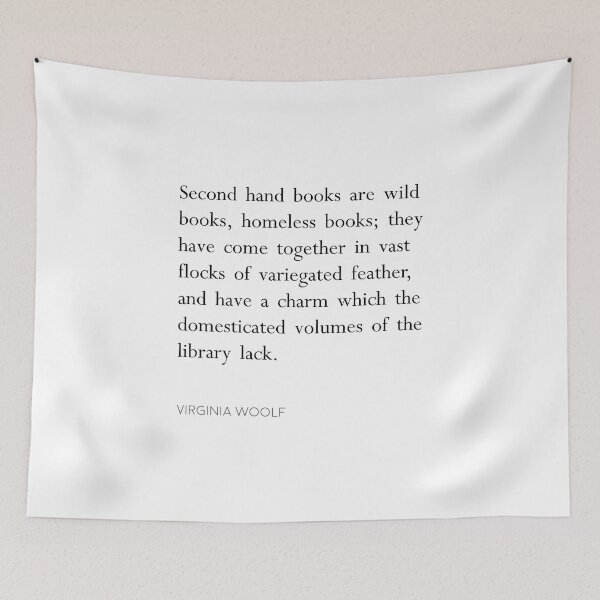 Item preview, Virgina Woolf Quote Pillow designed and sold by winterwinter.