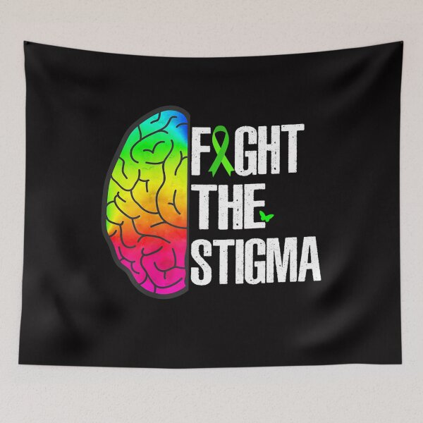 Item preview, Fight The Stigma Mental Health Awareness Green Ribbon T-Shirt designed and sold by ALI-STORE-4Y.