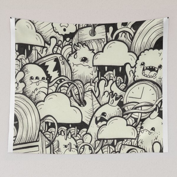 Item preview, Monster Doodle designed and sold by Eadan Shamir.