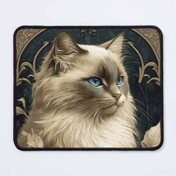 Item preview, Ragdoll Cat - Art Nouveau Style designed and sold by ArtNouveauChic.
