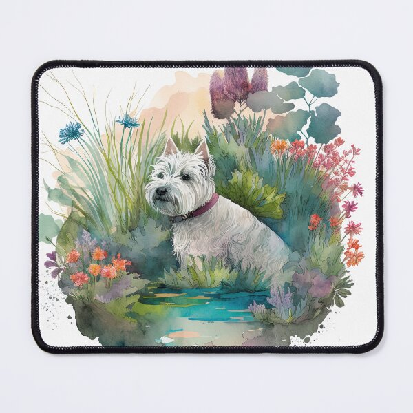 Item preview, Cute Westie Dog Owner Gift - Watercolor Illustration designed and sold by Shmueli Bell.